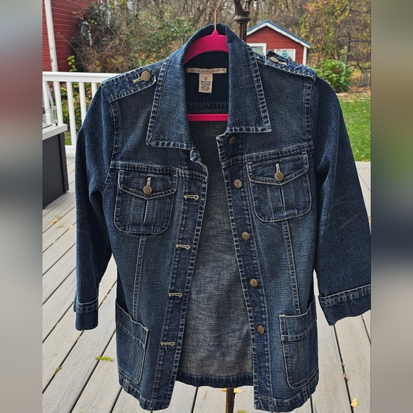Sergio Valente Denim Coat Jacket - Picture 5 of 11